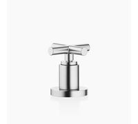 Dornbracht TARA Inverseur deux voies pour montage sur bord de baignoire ou sur bord de carrelage, inverseur automatique baignoire/douche, 29140892-93, Couleur: Chrome brossé