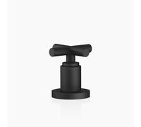 Dornbracht TARA Inverseur deux voies pour montage sur bord de baignoire ou sur bord de carrelage, inverseur automatique baignoire/douche, 29140892-33, Couleur: Noir Mat