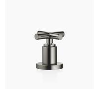 Dornbracht TARA Inverseur deux voies pour montage sur bord de baignoire ou sur bord de carrelage, inverseur automatique baignoire/douche, 29140892-19, Couleur: Chrome foncé