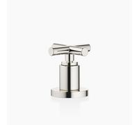 Dornbracht TARA Inverseur deux voies pour montage sur bord de baignoire ou sur bord de carrelage, inverseur automatique baignoire/douche, 29140892-08, Couleur: platine