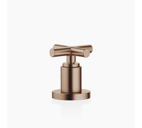 Dornbracht TARA Inverseur deux voies pour montage sur bord de baignoire ou sur bord de carrelage, inverseur automatique baignoire/douche, 29140892-42, Couleur: bronze brossé