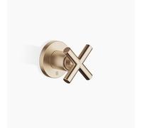 Dornbracht TARA Inverseur encastré trois voies, rosace ronde, Ø 60mm, 36210892-46, Couleur: Champagne brossé