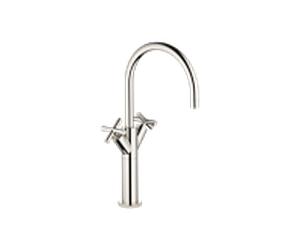 Dornbracht Tara. manettes 22533892-08 pour lavabo, base surélevée, sans garniture de vidange , platine