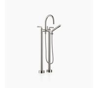 Dornbracht TARA Mélangeur bain/douche à deux trous pour montage indépendant, avec garniture de douche à main, saillie 220mm, 25943882-08, Couleur: platine