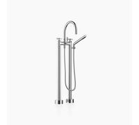 Dornbracht TARA Mélangeur bain/douche à deux trous pour montage indépendant, inverseur rotatif bain/douche saillie 220mm, 25943892-00, Couleur: chrome