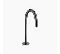 Dornbracht TARA Mélangeur de lavabo à trois trous avec garniture d'écoulement, hauteur du mélangeur 285mm, saillie 165mm, 13716882-99, Couleur: foncé Platine mat