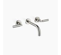 Dornbracht TARA Mélangeur mural pour lavabo sans garniture de vidage, saillie 190mm, kit de montage final, 36712882-06, Couleur: Platine Mat