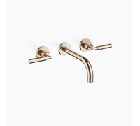 Dornbracht TARA Mélangeur mural pour lavabo sans garniture de vidage, saillie 190mm, kit de montage final, 36712882-46, Couleur: Champagne brossé