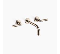 Dornbracht TARA Mélangeur mural pour lavabo sans garniture de vidage, saillie 190mm, kit de montage final, 36712882-47, Couleur: Champagne