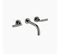 Dornbracht TARA Mélangeur mural pour lavabo sans garniture de vidage, saillie 190mm, kit de montage final, 36712882-99, Couleur: foncé Platine mat