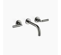 Dornbracht TARA Mélangeur mural pour lavabo sans garniture de vidage, saillie 190mm, kit de montage final, 36712882-19, Couleur: Chrome foncé