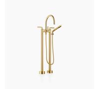 Dornbracht Tara, mitigeur de baignoire deux trous pour montage indépendant, avec douchette, saillie 220 mm, 25943882, Coloris: laiton brossé - 25943882-28