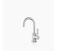 Dornbracht TARA Mitigeur monocommandé pour lavabos avec garniture d'écoulement, saillie 137mm, 33500882-93, Couleur: Chrome brossé