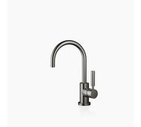 Dornbracht TARA Mitigeur monocommandé pour lavabos avec garniture d'écoulement, saillie 166mm, 33513882-19, Couleur: Chrome foncé