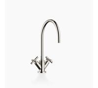 Dornbracht TARA Mitigeur monotrou, bec pivotant à 360°, saillie 235mm, 22815892-08, Couleur: platine