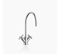 Dornbracht TARA Mitigeur monotrou, bec pivotant à 360°, saillie 235mm, 22815892-93, Couleur: Chrome Mat