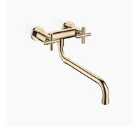 Dornbracht Cuisine - Tara Mitigeur mural à levier avec bec extractible, saillie 365-545 mm, Farbe: laiton