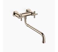 Dornbracht TARA Mitigeur mural à pont avec bec extractible, saillie 365-545mm, 31151892-47, Couleur: Champagne