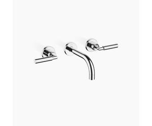 Dornbracht TARA Mitigeur mural pour lavabo sans vidage, saillie 160mm, kit de montage final, 36707882-00, Couleur: chrome