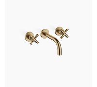 Dornbracht TARA Mitigeur mural pour lavabos sans vidage, saillie 160mm, 36707892-39, Couleur: Dark Brass brossé