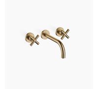 Dornbracht TARA Mitigeur mural pour lavabos sans vidage, saillie 190mm, 36712892-39, Couleur: Dark Brass brossé