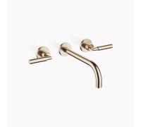 Dornbracht TARA Mitigeur mural pour lavabos sans vidage, saillie 240mm, 36717882-46, Couleur: Champagne brossé