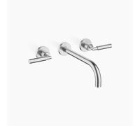 Dornbracht TARA Mitigeur mural pour lavabos sans vidage, saillie 240mm, 36717882-93, Couleur: Chrome brossé