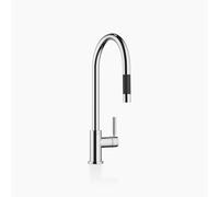 Dornbracht Tara robinet de cuisine, mitigeur, pull-down, avec fonction douche, saillie 240mm, 33870888, Couleur: chrome