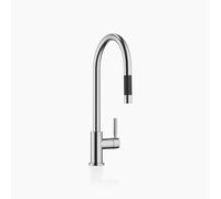 Dornbracht Tara robinet de cuisine, mitigeur, pull-down, avec fonction douche, saillie 240mm, 33870888, Couleur: Chrome brossé