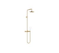 Dornbracht Tara. set de douche 26633892-28 avec mitigeur de douche à deux mains, projection de douche sur pied 420 mm, laiton brossé