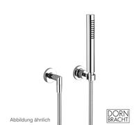 Dornbracht Tara. Set de douche avec raccord mural coudé et support, 1 jet, 27802892-33,