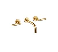Dornbracht Tara . Set de finition 36707882-28 pour garniture de vidange mural, sans allumette 0, 160 mm, laiton brossé