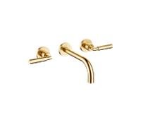 Dornbracht Tara . Set de finition 36712882-28 pour garniture de vidange mural, sans allumette0, 190 mm, laiton brossé