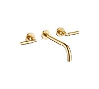 Dornbracht Tara . Set de finition 36717882-28 pour garniture de vidange mural, sans allumette 0, 240 mm, laiton brossé