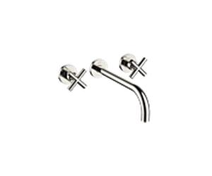 Dornbracht Tara . Set de finition 36717892-08 pour garniture de vidange mural, sans allumette 0, 240 mm, platine