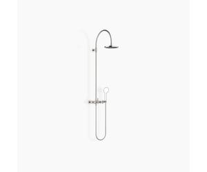 Dornbracht TARA Showerpipe avec mitigeur de douche sans douchette à main, flowReduce, 26632892-06, Couleur: Platine Mat