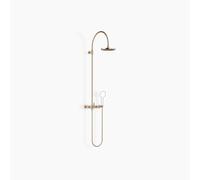 Dornbracht TARA Showerpipe avec mitigeur de douche sans douchette à main, flowReduce, 26632892-46, Couleur: Champagne brossé