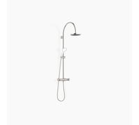 Dornbracht TARA Showerpipe avec thermostat de douche sans douchettes à main, 220mm, flowReduce, 34458892-08, Couleur: platine