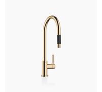 Dornbracht Tara robinet de cuisine, mitigeur, pull-down, avec fonction douche, saillie 240mm, 33870888, Coloris: laiton - 33870888-09