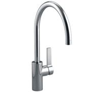Dornbracht Tara Ultra Mitigeur de cuisine 2 trous sans garniture douchette levier à droite 24cm chrome 33826875-00