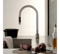 Dornbracht Tara Ultra Mitigeur de cuisine pivotant, avec douchette extractible, 33870875-06,