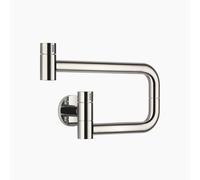 Dornbracht TARA ULTRA POT FILLER vanne d'eau froide, orientable, saillie 500mm, 30805875-08, Couleur: platine