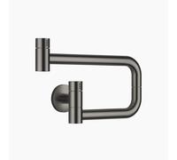 Dornbracht TARA ULTRA POT FILLER vanne d'eau froide, orientable, saillie 500mm, 30805875-99, Couleur: foncé Platine mat