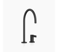 Dornbracht TARA ULTRA robinetterie à deux trous avec rosaces individuelles, saillie 241mm, 32815875-33, Couleur: Noir Mat
