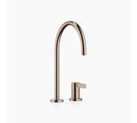 Dornbracht TARA ULTRA robinetterie à deux trous avec rosaces individuelles, saillie 241mm, 32815875-42, Couleur: bronze brossé