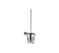 Dornbracht – Ensemble brosse de toilette TARA mural 83900892-08 verre cristal mat platine