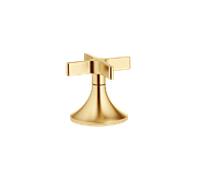 Dornbracht VAIA Soupape latÃ©rale, fermeture Ã droite, chaude, poignÃ©e croisillon, , 20000808, Coloris: laiton brossÃ© - 20000808-28