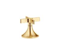 Dornbracht VAIA Soupape latÃ©rale, fermeture Ã droite, froide, poignÃ©e croisillon, , 20000809, Coloris: laiton brossÃ© - 20000809-28