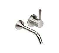 Dornbracht Mitigeur mural lavabo Vaia match2 36860809-06 pour garniture de vidange Platine mat