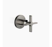 Dornbracht VAIA à encastrer inverseur trois voies, poignée croisillon, 36210809-99, Couleur: foncé Platine mat